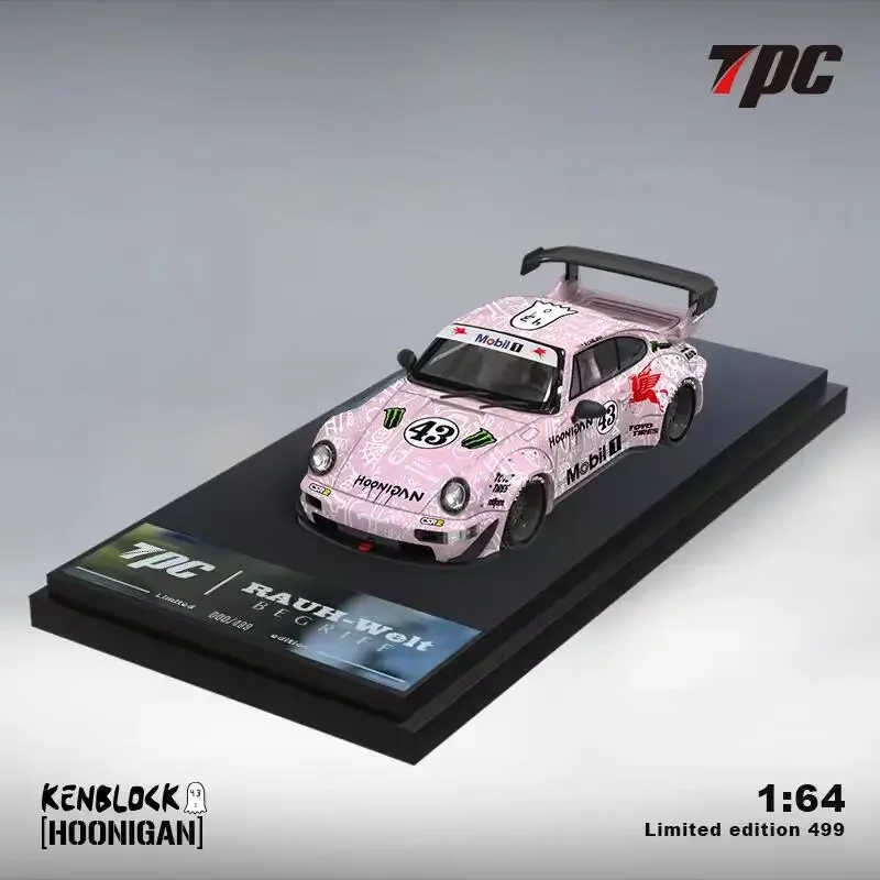 

TPC 1:64 RWB964 Block43 розовый #43 Ограниченная Коллекция 499 литая модель автомобиля