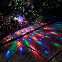 

Solar Laser Lights Magic Disco Ball Christmas LED Projector Light Coloful Rotate Stage Light For X-mas Holloween Party