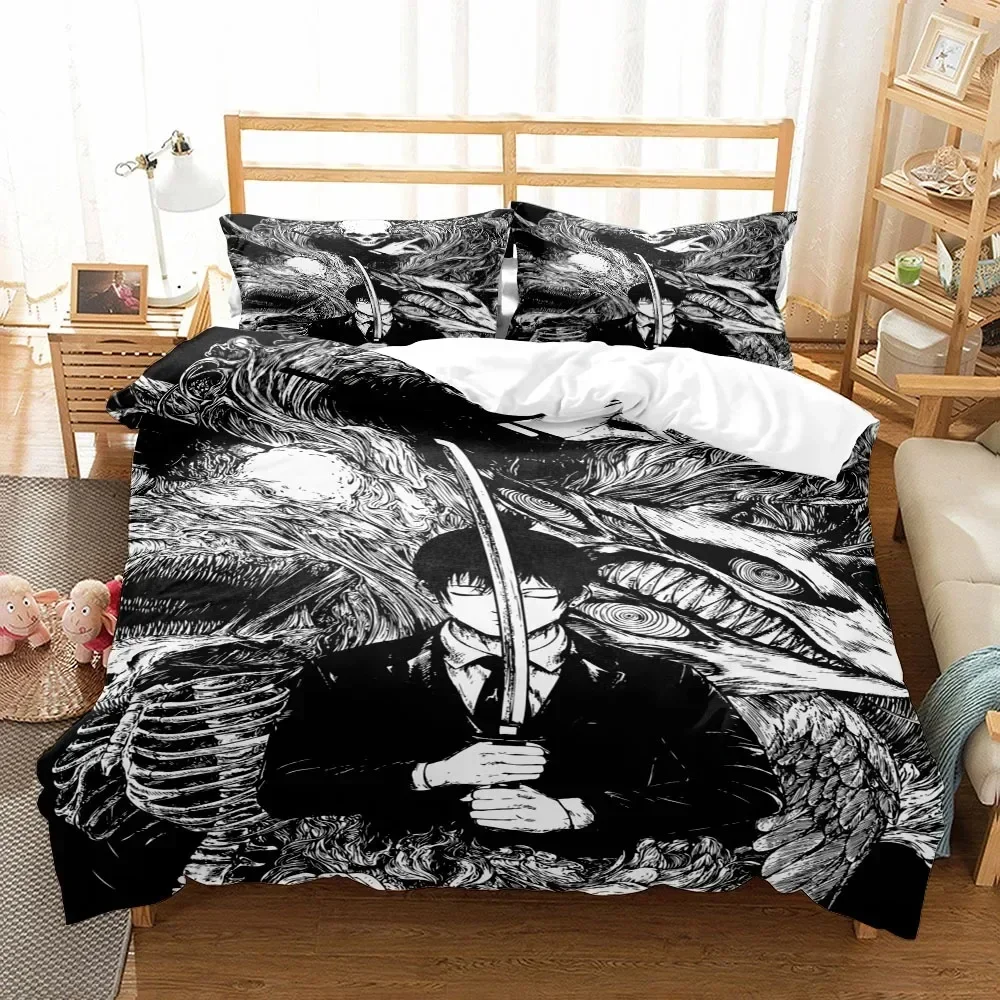 3D Print Berserk Anime Duvet Cover Set without sheet King Queen Double Full Twin Single Size Bed Linen Bedding Set 5