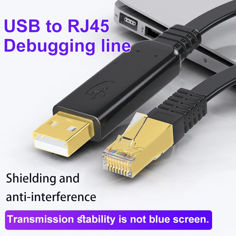 รูปสินค้า สาย USB to RJ45 แปลงคอนโซล RS232 สำหรับคอมพิวเตอร์และแล็ปท็อป