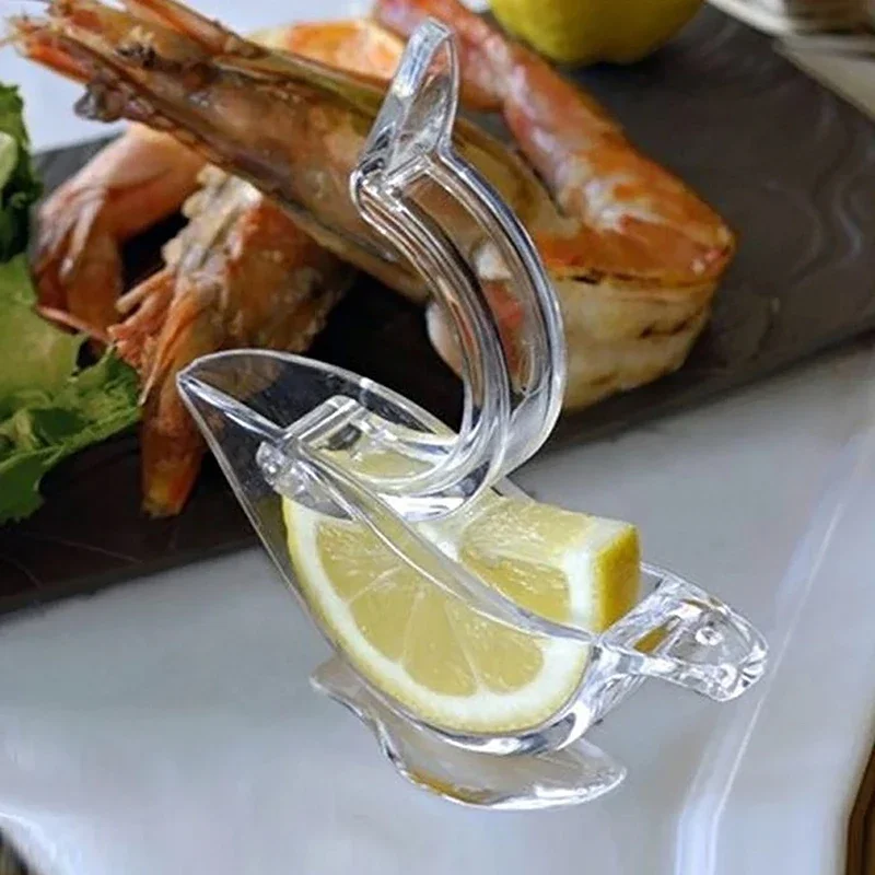 Acrylic Lemon Squeezer Hand Held Lemon Juicer Bird Shape Manual Orange Citrus Press Juicer Squeeze Kitchen Tools 1PC