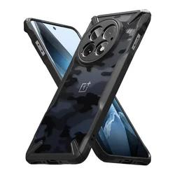 Fusion X Dual Layer Clear Back Protective Case with Soft TPU Frame and Heavy Duty Drop Protection (Camo for 13)