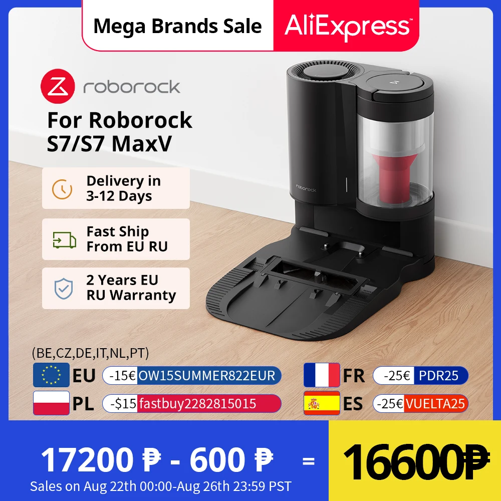 Roborock Autoempty Dock For Roborock S7 /s7 Maxv Vacuum Cleaner