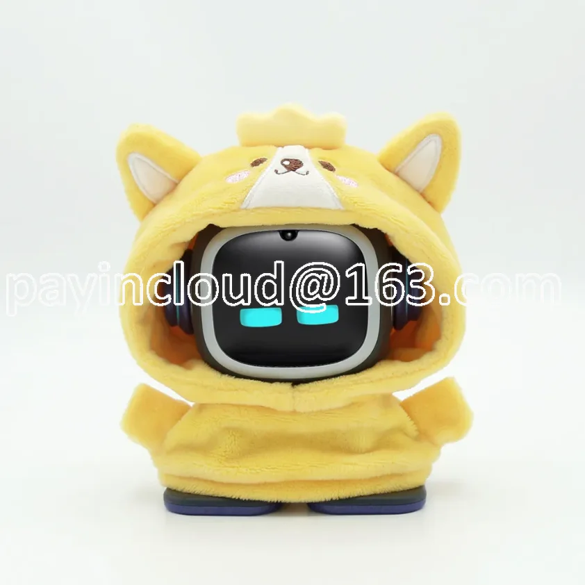 Accessori Moda Emo Robot Smart Light Sticker Headset