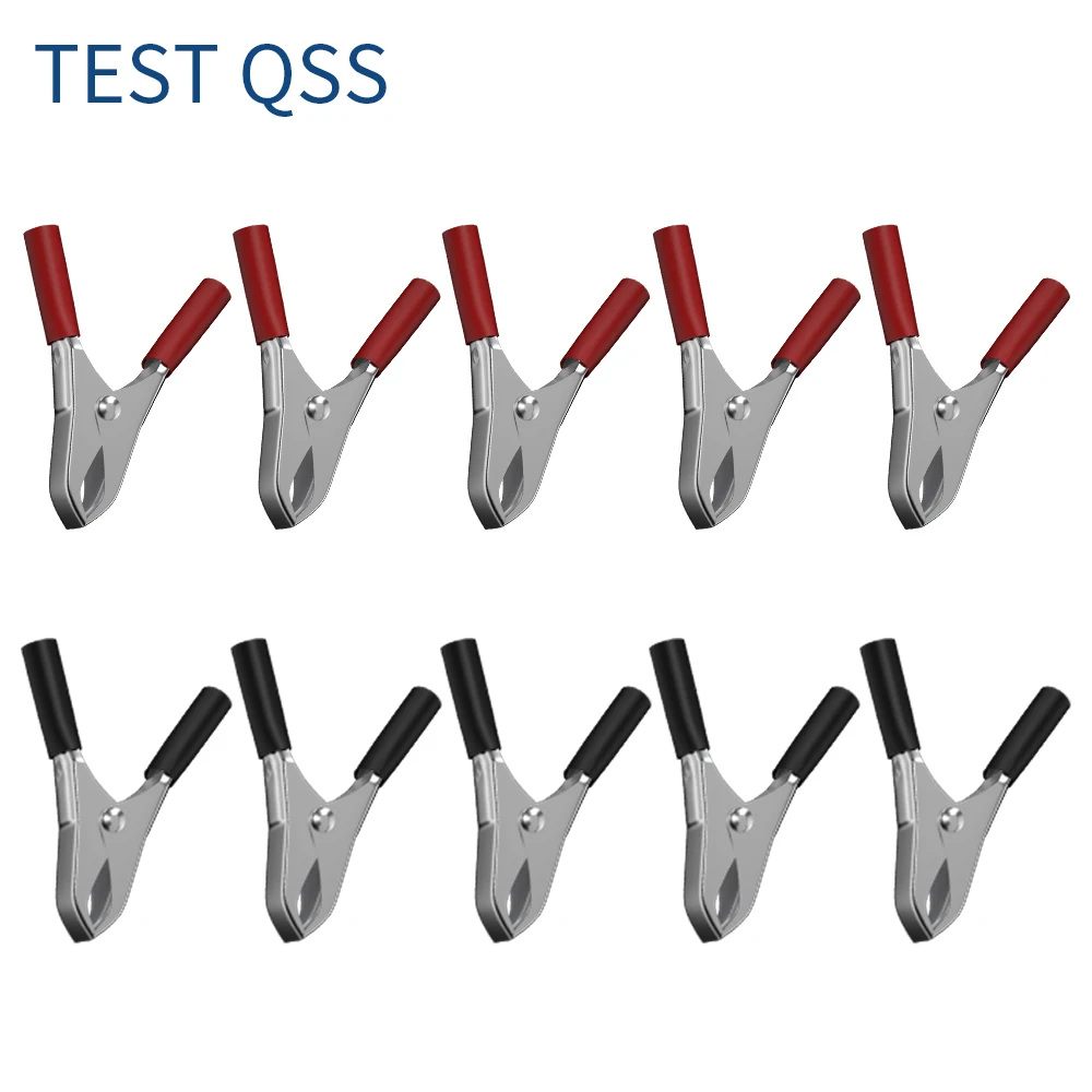 Insulated Alligator Clips Crocodile Clamps 20PCS for Loaded Truck Car Battery Charging Electrical Testing Q60012