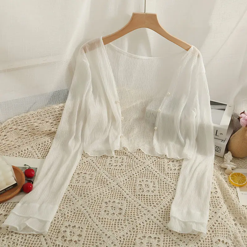 smyeon Long sleeve sheer cardigan/グレー d003_Gray_67c39b91-9721-4fa0-
