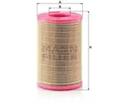 

C25730/1 for air filter UNIMOG L200 94 LE 00 07 M90 88 96 ME 00 07 M90
