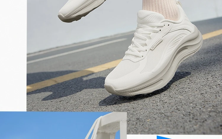 361 Degrees Women's Running Shoes Casual Mesh Anti-slip Lightweight Trendy Thick-sole Rebond Durable Female Sneakers 682532239