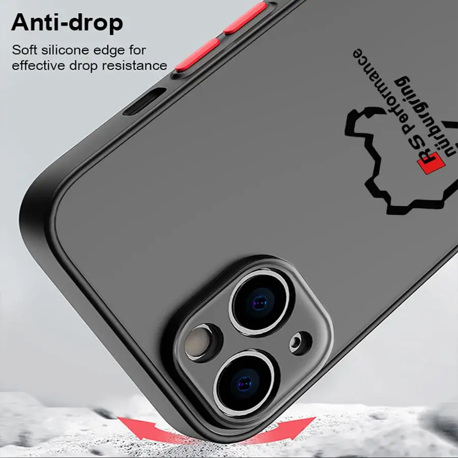 Sports Au-RS Power DI Matte Black Edge Phone Case