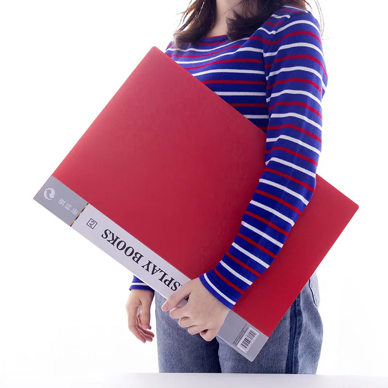 

A3 Folder Thicken Waterproof Test Paper Clip Insert Bag 8k Data Album Collection Sheet Music Clip Page Document Collection Book