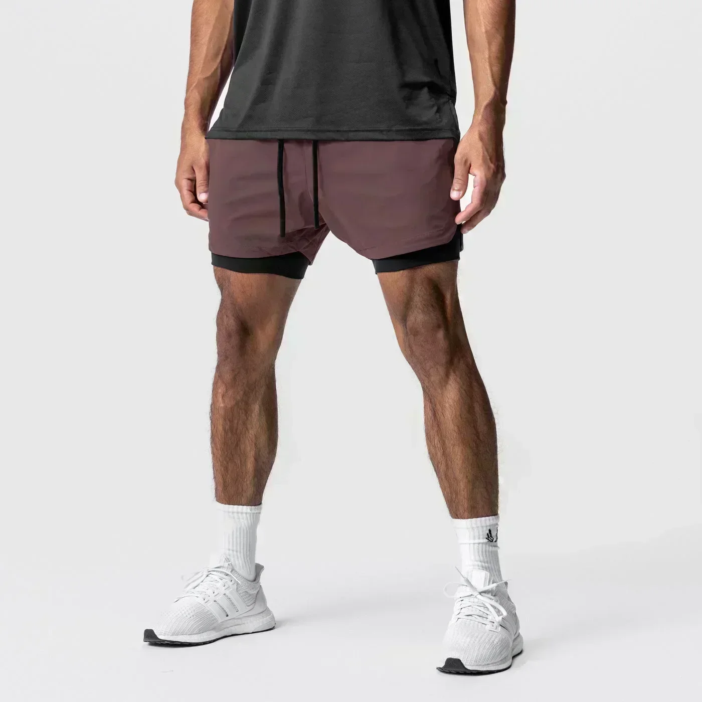 One Piece Herren Doppelschicht-Shorts Monkey D. Ruffy Sommer japanische Anime gefälschte zweiteilige Sport-Fitness schnell trocknende Shorts – Detail 20