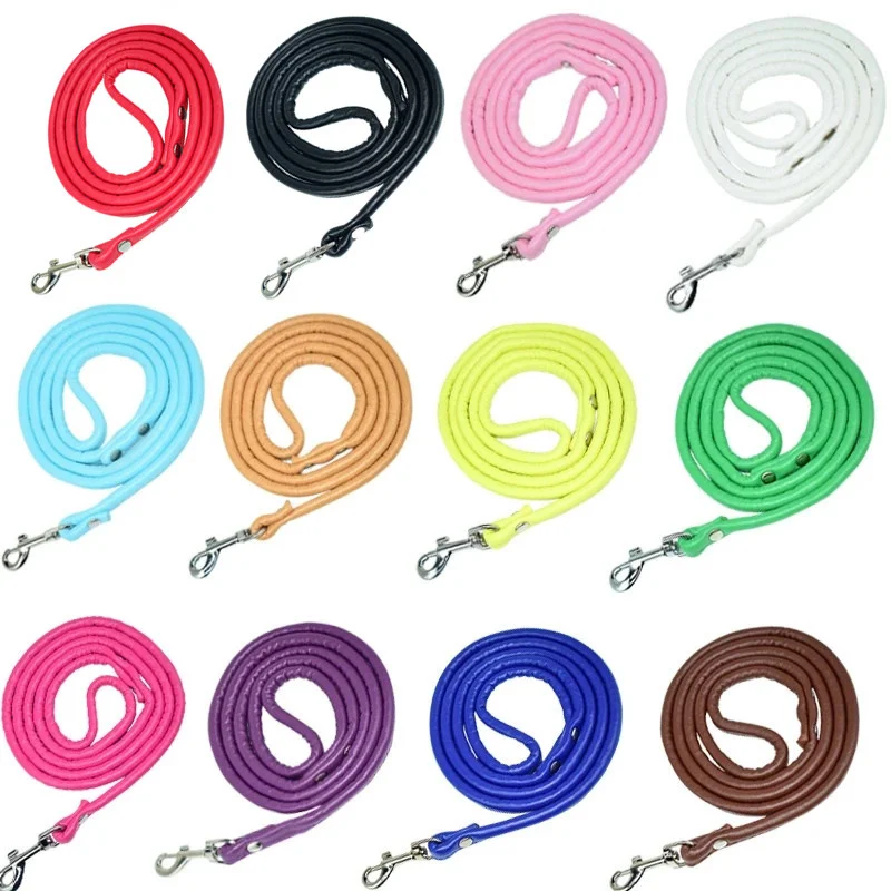 New Dog Leash PU Leather Pets Dog Leash Rope Solid Running Buldog Belt Puppy Cat Dog Harness Lead Leashes for Small Dogs New Dog Leash PU Leather Pets Dog Leash Rope Solid Running Buldog Belt Puppy Cat Dog Harness Lead Leashes for Small Dogs