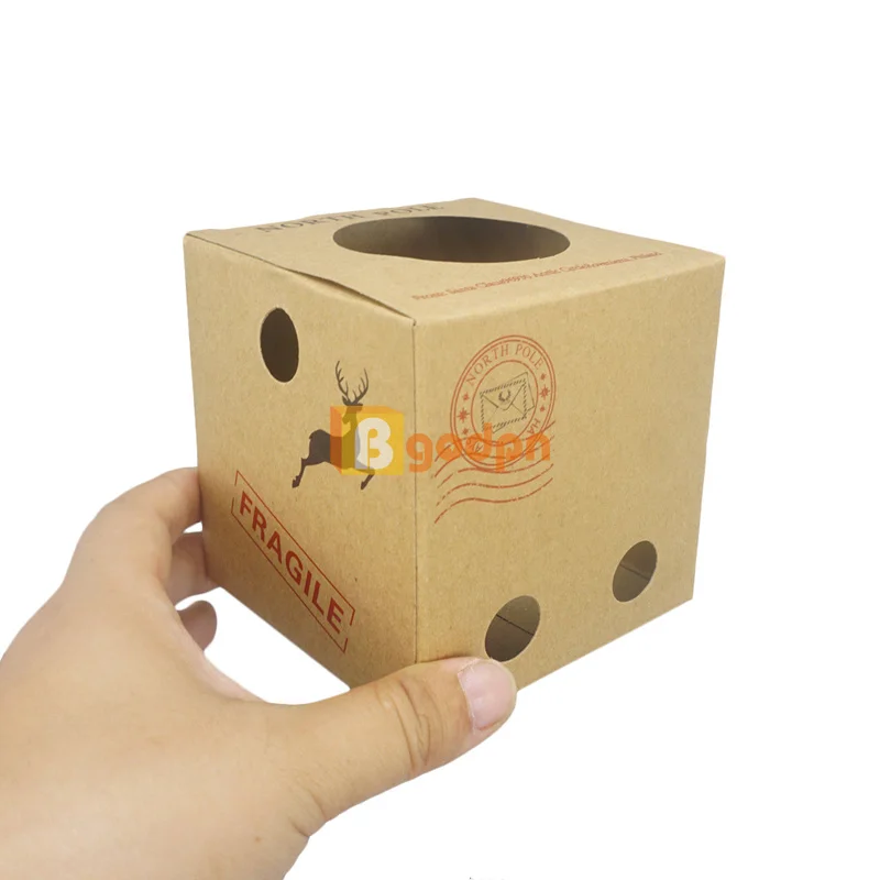 Elf Delivery Box Christmas Elf Doll Arrival Box Shipping Props Dollhouse Accessory For Kid Gift christmas countdown calendar christmas advent calendar fishing advent calendar rock advent calendar