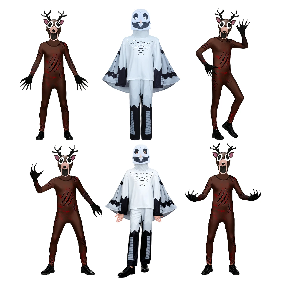 Hot 99 Nights In The Forest Deer costume Owl Cosplay Outfit Halloween  Costume for Kid Nightmare Reindeer Christmas Gift - AliExpress, image size:1200x1200