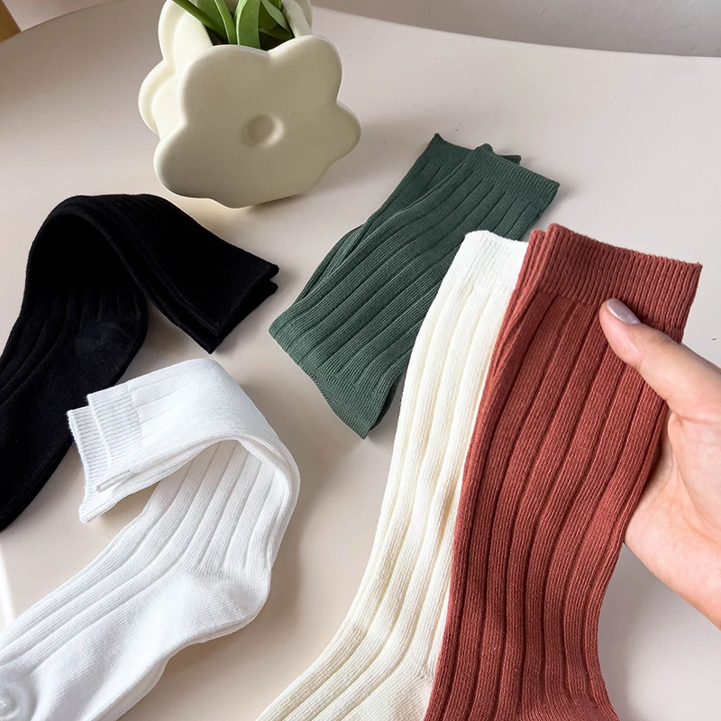 1 Pairs Spring Spainish Kids Socks Boys Girls Baby Knee High Long Socks Soft Cotton Warmth Children School Uniform Socks 1-9Year 3