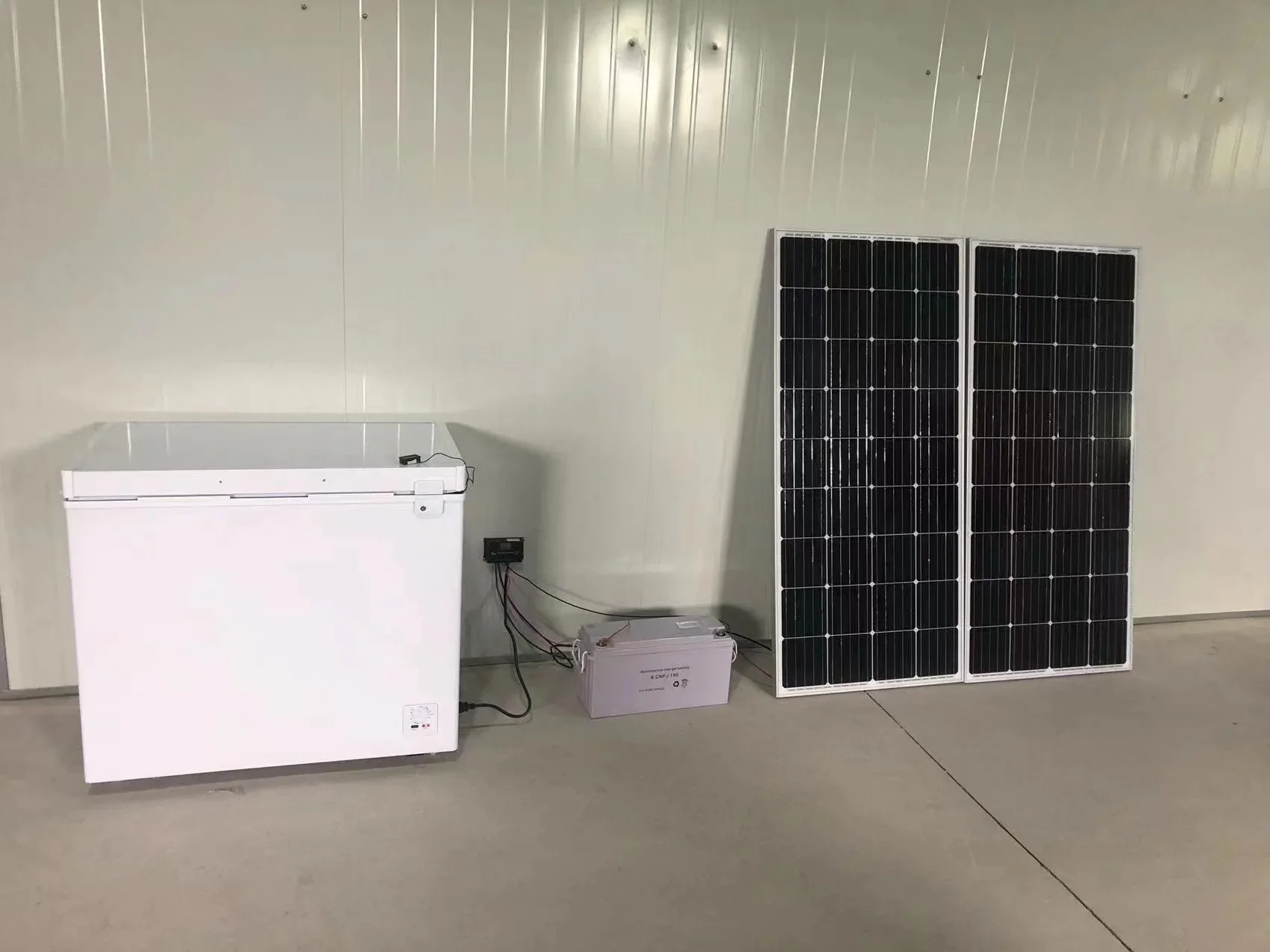 12v24V 200L 300L 400L 500L solar freezer, DC refrigerated refrigerator double door bottom freezer