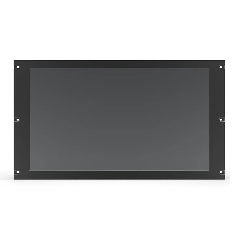 

18.5 inch LCD, Rack Mount Industrial LCD Monitor, VGA HDMI DVI Display Ports, Provide Custom Design Services