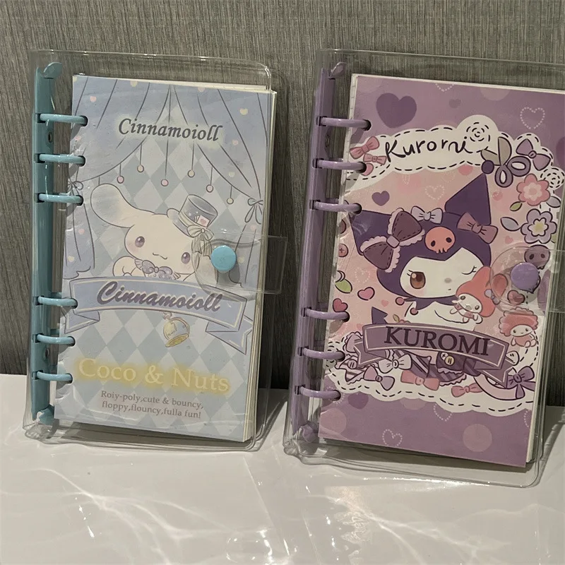 

Kawaii Sanrio Coil Notebook Cartoon Cute Printing Pattern Student Stationery Notepad Portable Hand Ledger Study Birthday Gift