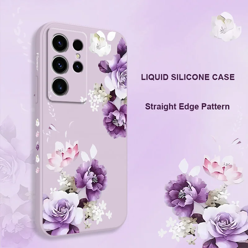 Elegant Peony Floral Phone Case Cover