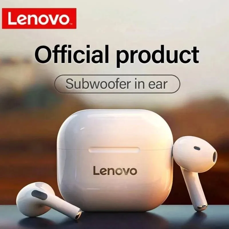 Original Lenovo LP40 TWS Earphones Wireless Bluetooth 5.0 Sport Noise Reduction Headphones Touch Control 230mAH 2023