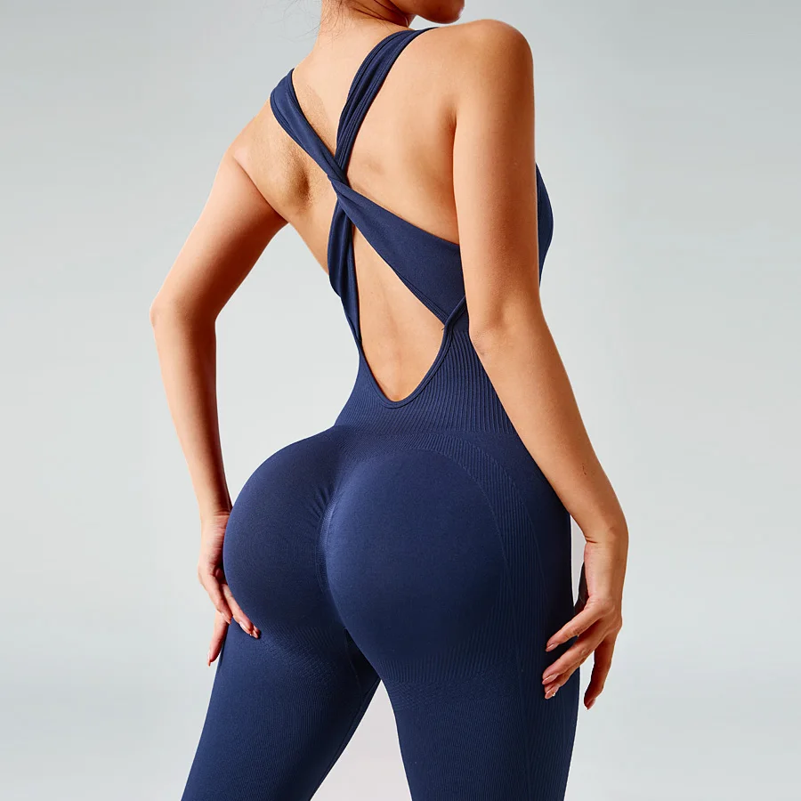 Trendy Bodysuit Sportswear Woman Gym Jumpsuits Sport Pants Seamless Woman Clothing Yoga Clothes Female Fitness Overalls Leggings Best Sellers In Women's Clothing