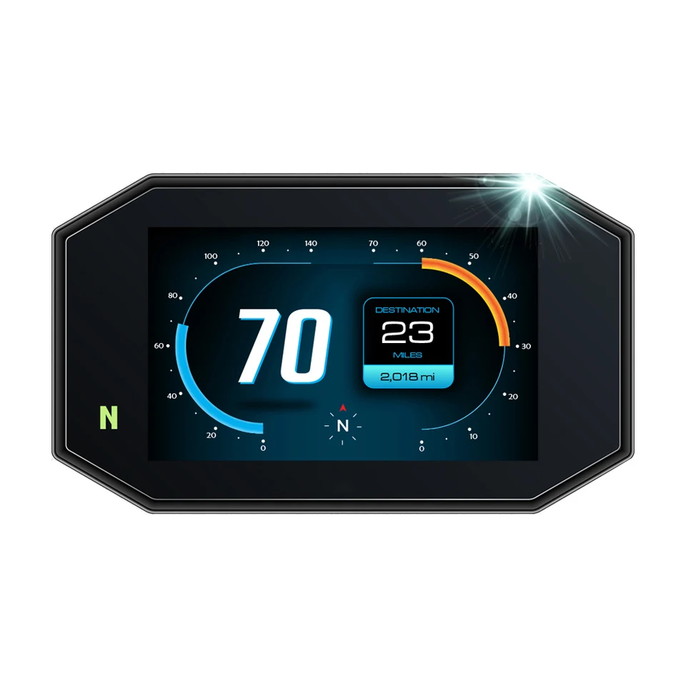 Displayschutzfolie Für CFMoto 450MT - TPU Instrumentenfolie Kratzfest & Wasserdicht