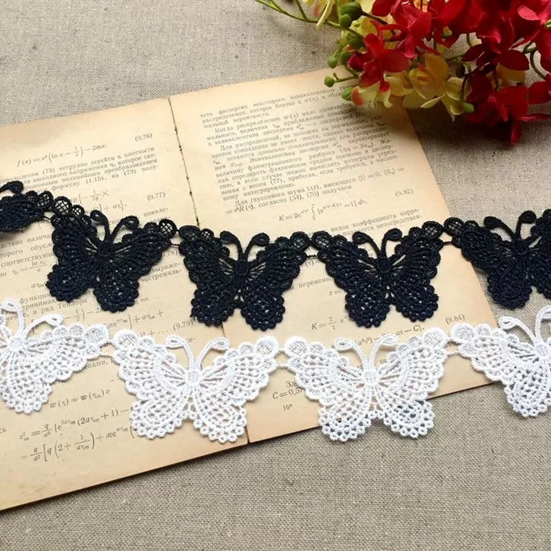 Embroidered Butterfly Appliques 10pcs lace sewing accessories lace accessories lace garment accessories clothing accessories sewing patches