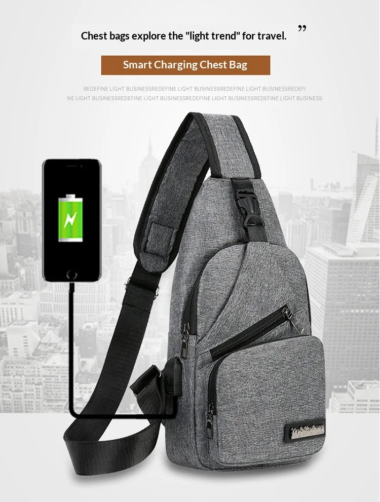 Men's Chest Bag Image 1
