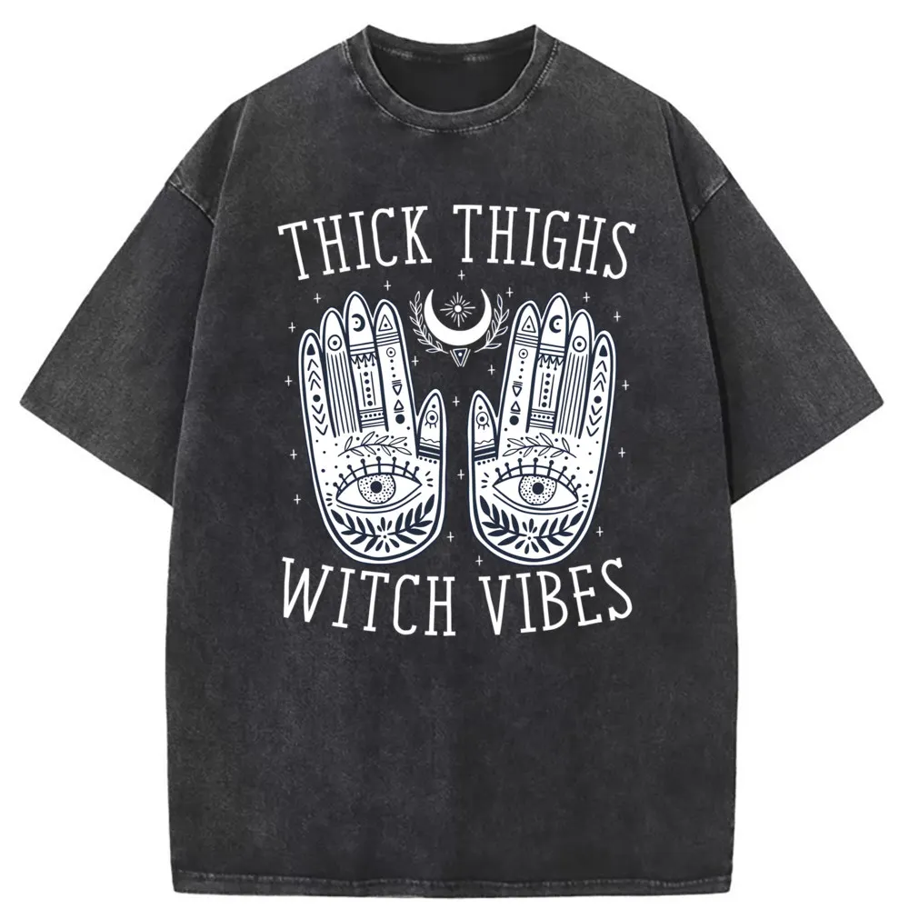

Vibes Halloween Tshirt Sweatshirts Latest Lovers Day Long Sleeve Tshirt Washed Men's Slim Fit Camisa Streetwear Harajuku