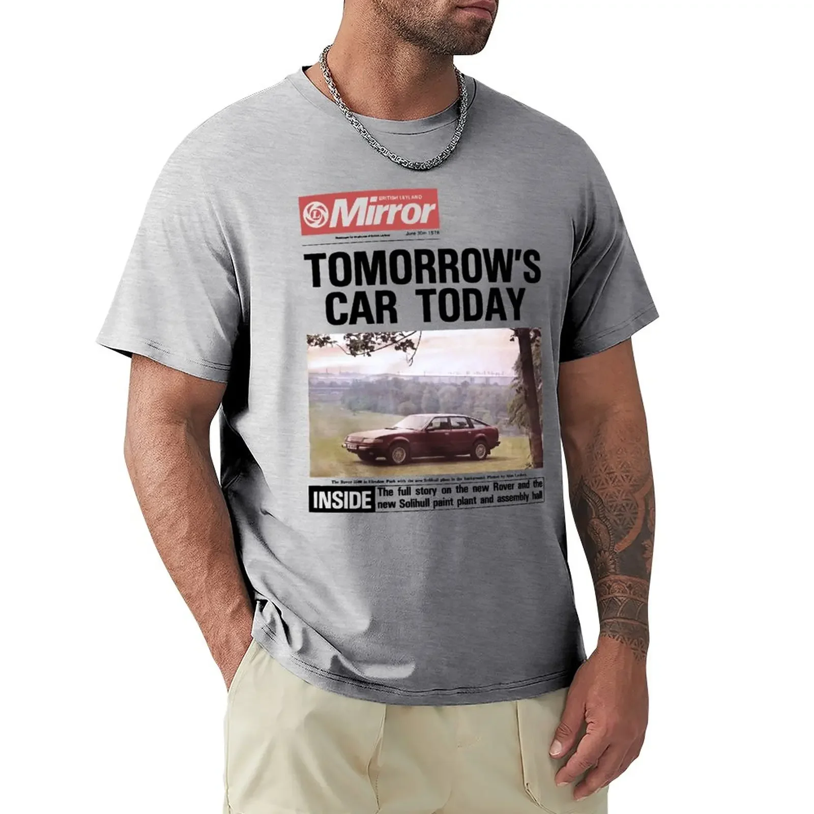 Rover 3500 Sd1 T-Shirt Per Un Ragazzo Top Abbigliamento Uomo Ad Asciugatura Rapida