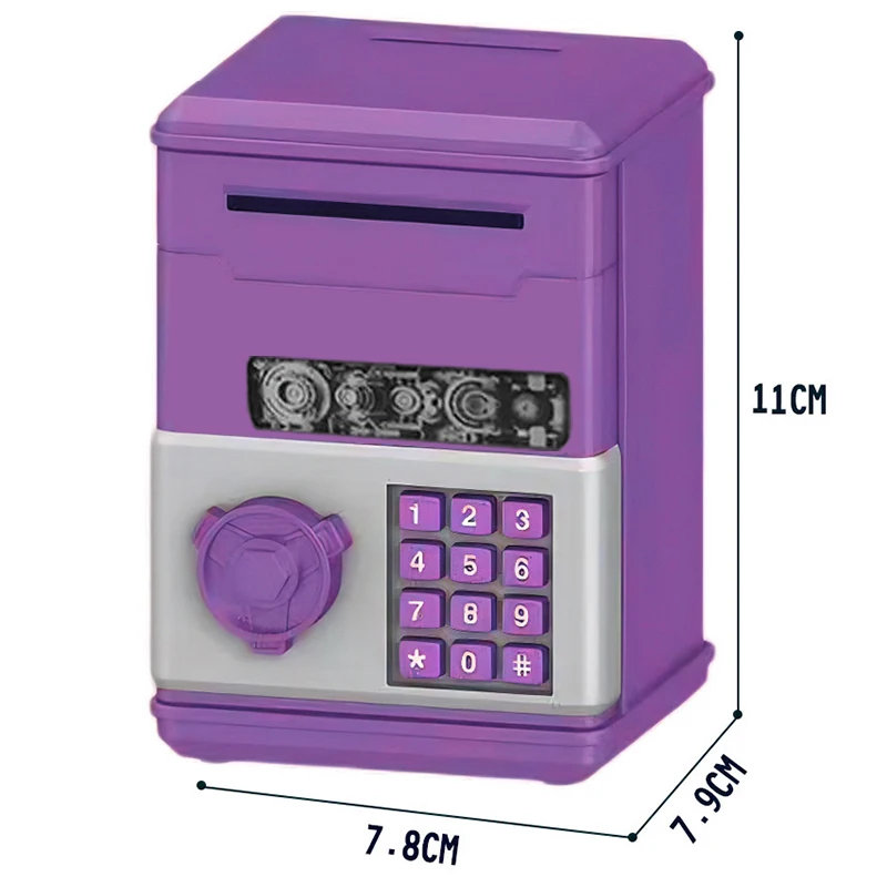 Automatic Electronic Money Box With Digital Password Code Lock_voghion.com