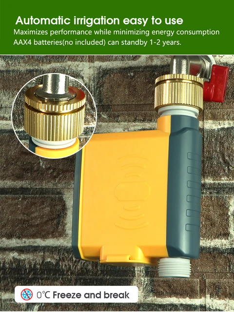 Zigbee Wireless Garden Irrigation Timer with Gateway Tuya SmartLife App Remote Intelligent Automatic Sprinkler Control System 6