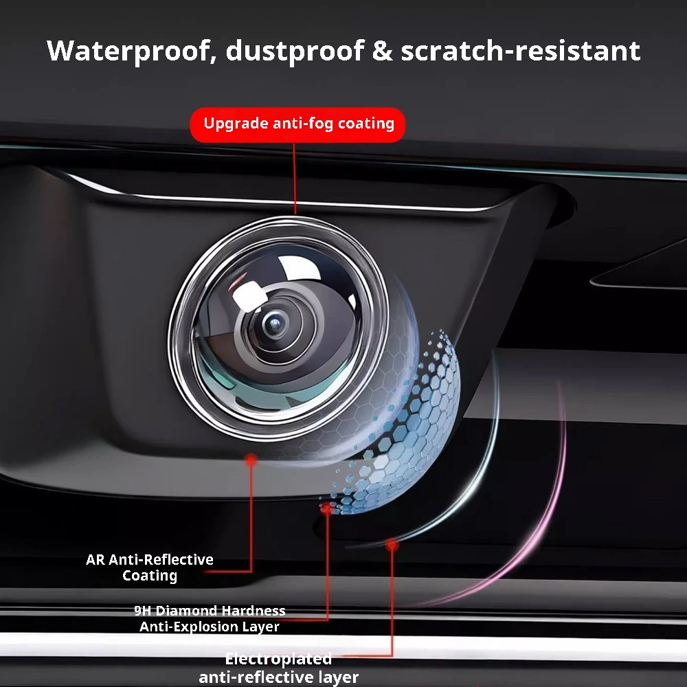 Car Camera Lens Protective Cover, 360° View Scratch-Resistant Guard