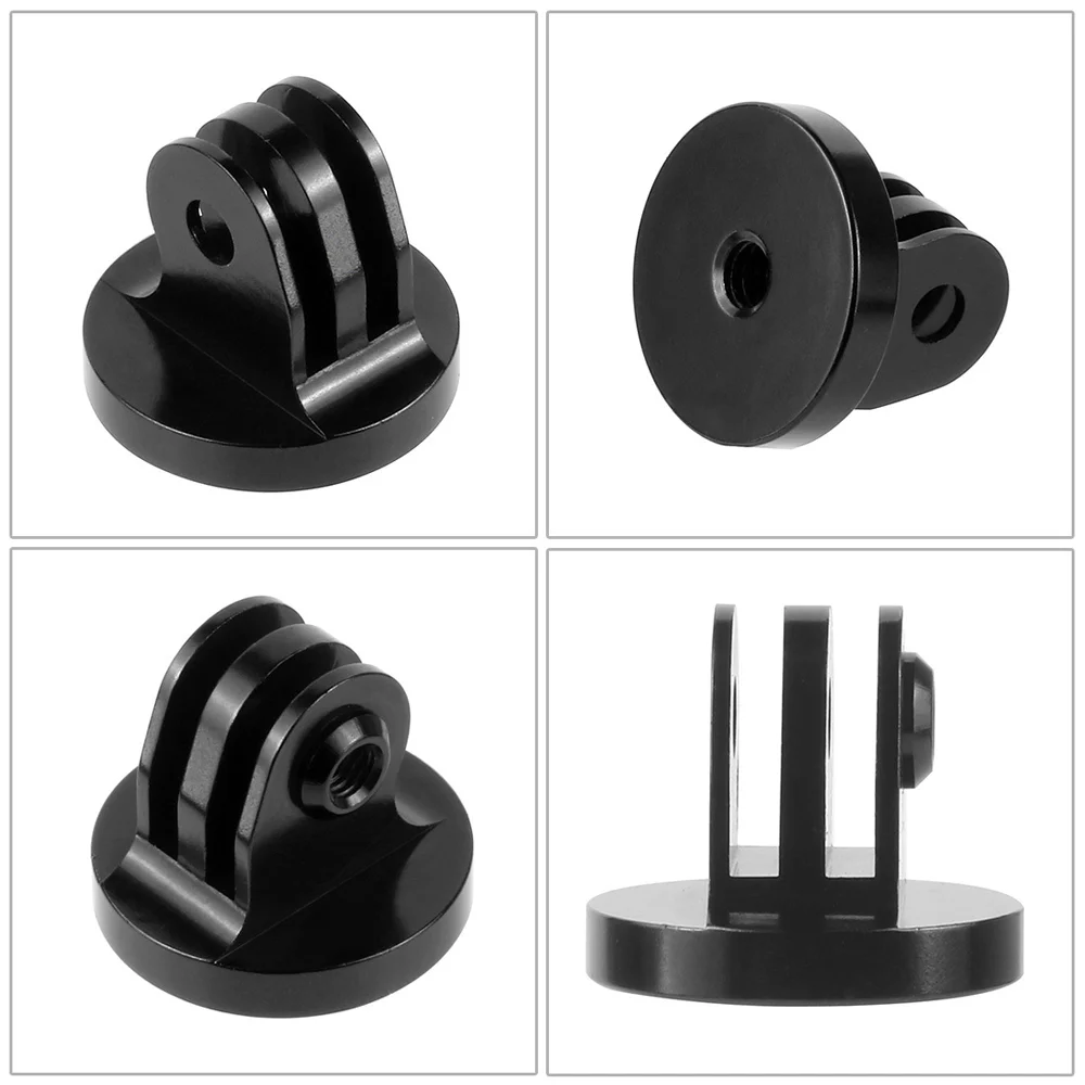 Aluminum Alloy Adapter Tripod Metal Mount For GoPro Hero 13 12 11 10 9 8 SJCAM AKASO Insta360 DJI Osmo Action Camera Accessories