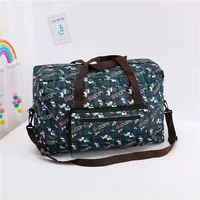 Snoopy cartoon handbag foldable large-capacity travel bag shoulder luggage bag can be inserted into the trolley case storage bag 1