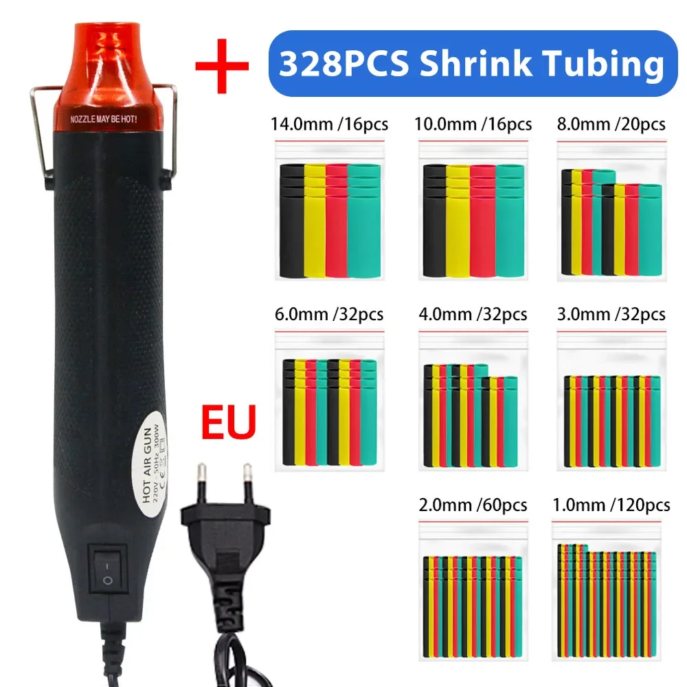 Versatile Heat Gun with Adjustable Temperature Settings and Support Stand