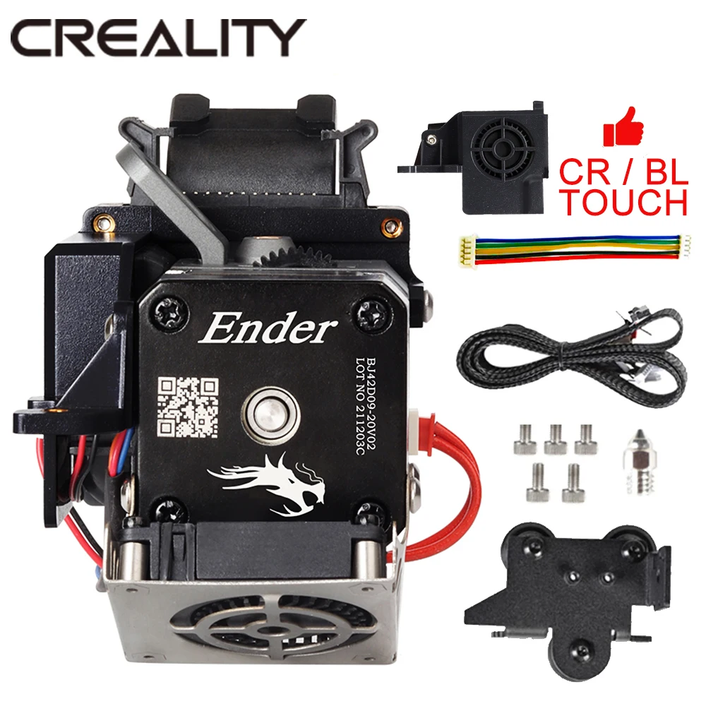 Creality 3D Sprite Extruder Pro Kit All Metal Dual Gear Feeding 300 ℃ Stampa Ad Alta Temperatura Per Ender-3 Ender 3 Max