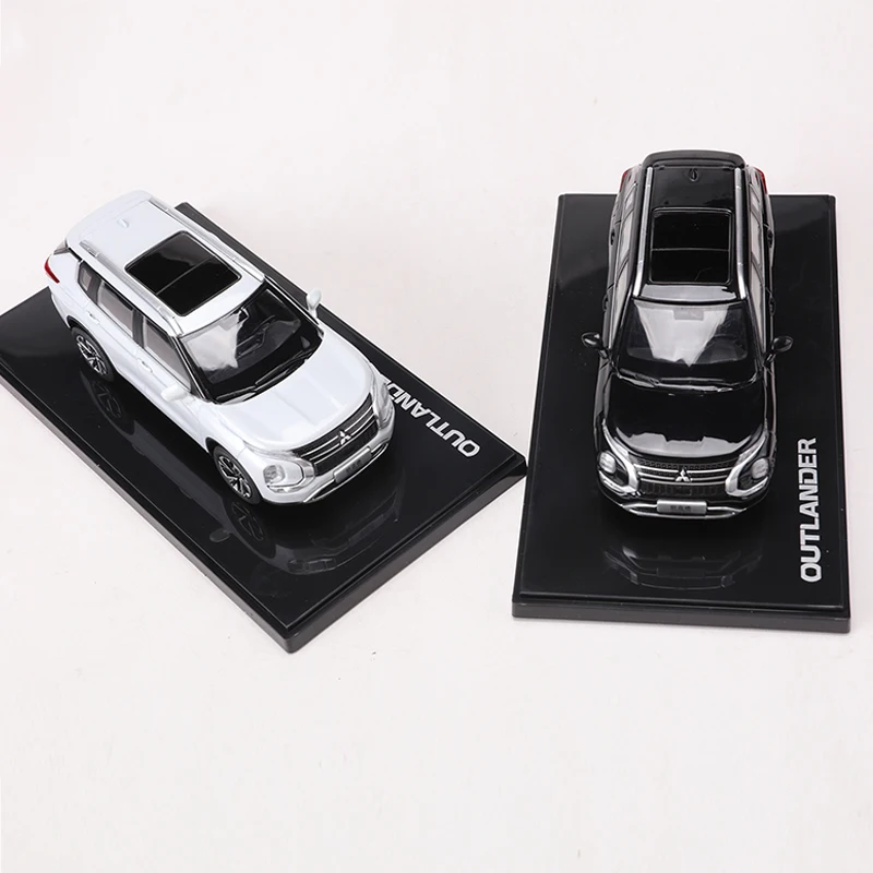 On sale 1:43 Outlander SUV Black/White Alloy Model Car 4
