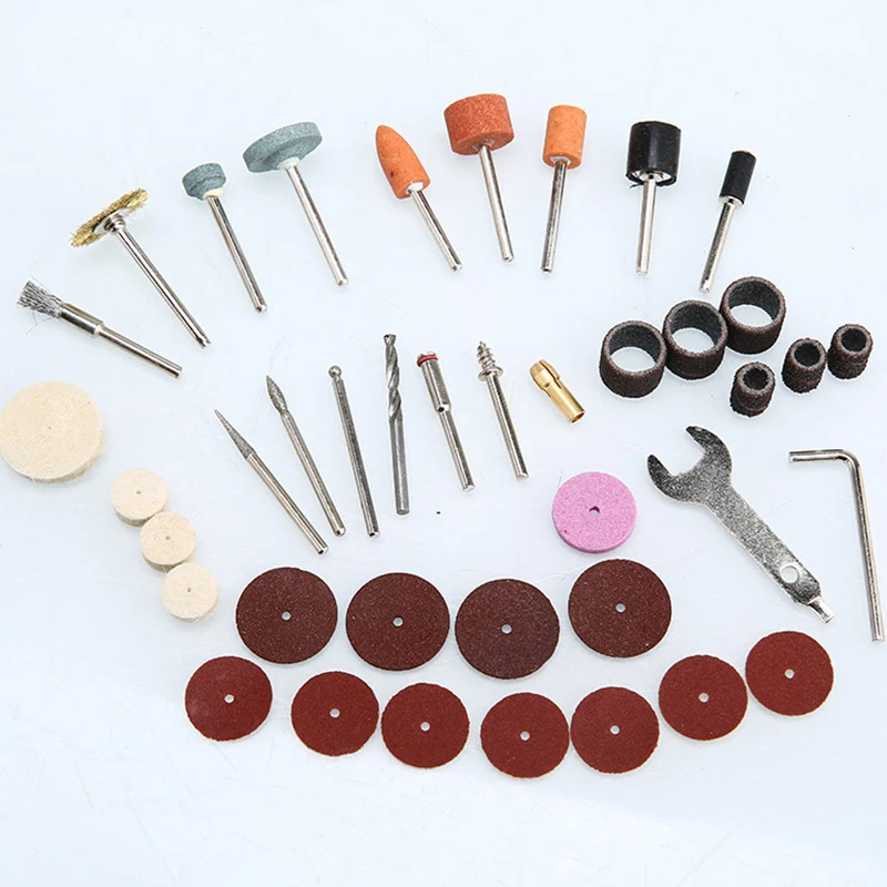 

40pcs Electric Grinder Rotary Tool Accessory Sanding Cutting Disc Polishing Wheel Abrasive Drill Bits For Dremel Grinding Tool