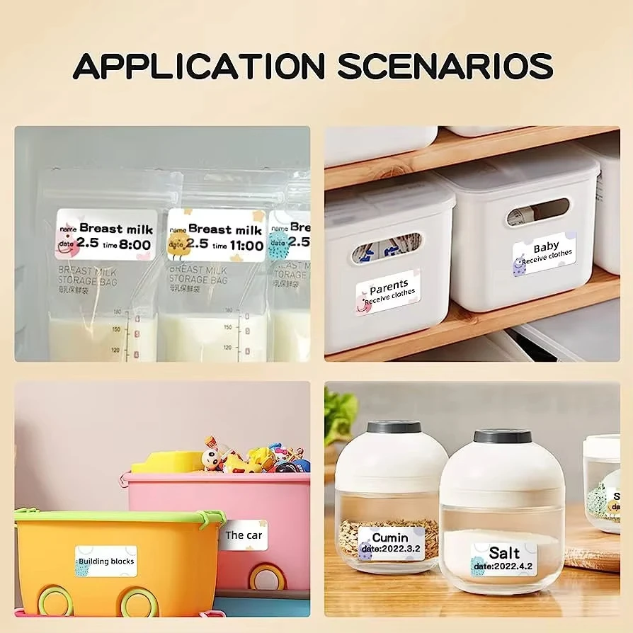 ملصقات ملصقات حرارية لاصقة لـ Niimbot B1/B21/B3S م...