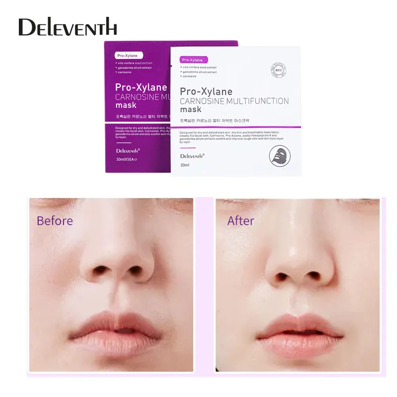 

5Pieces/Box Skin Care Pro-xylane Mask Antioxidant Anti-aging Hydration Deep Moisturizing Brightening Patch Face Mask