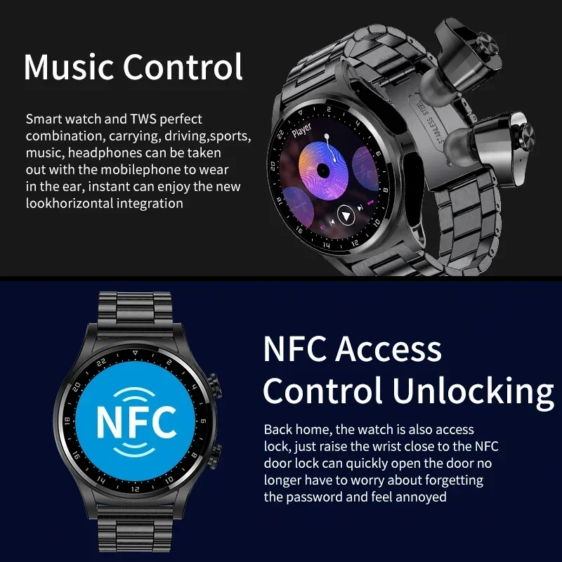 2024 NFC Ʈ ġ  Ʈ ġ 2024 TWS  ̾, ȭ  ǰ , 400mAh  ƮϽ Ʈġ