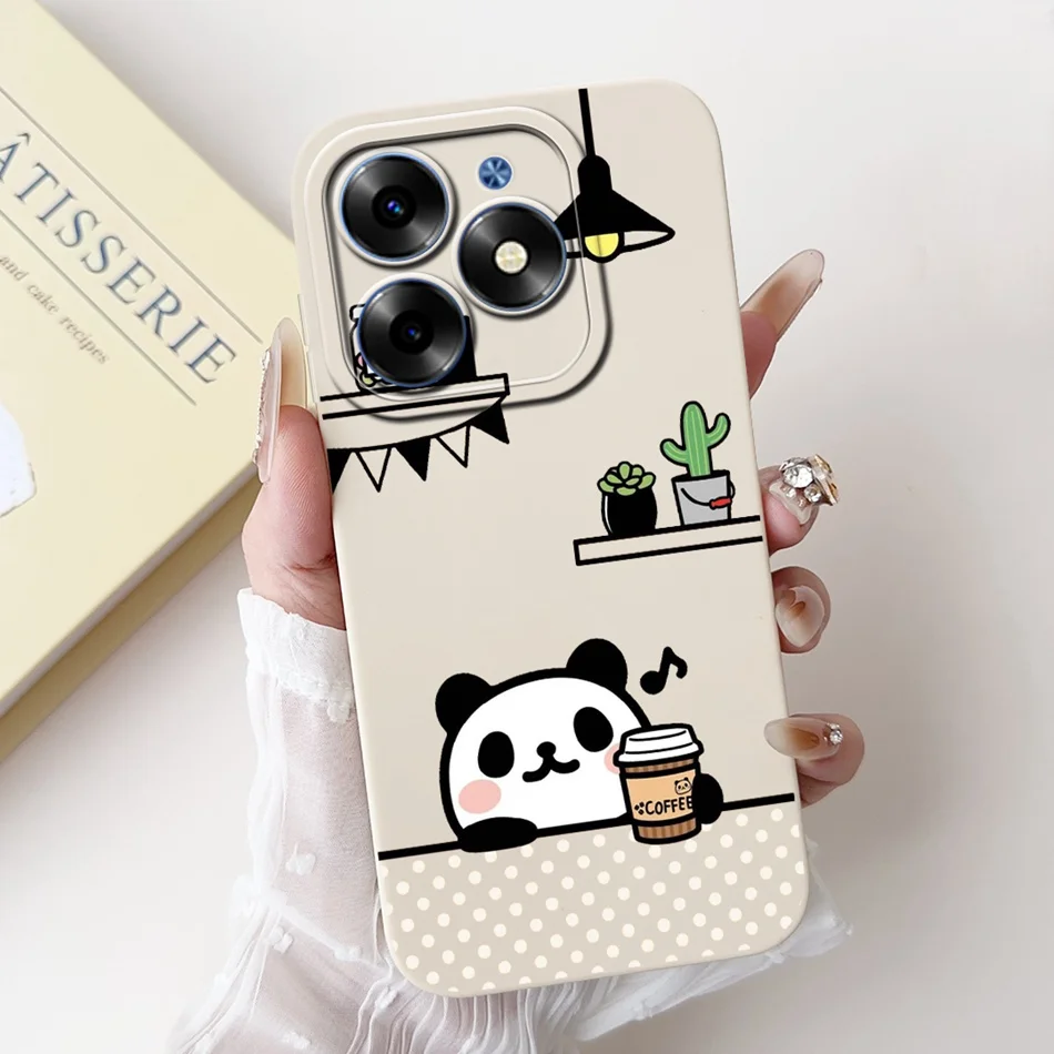 Elegant Printing Soft Silicone Lens Protective Cover Phone Case