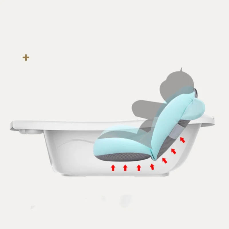 Baby Bathtub Pad Adjustable Bath Support Seat Mat Foldable Shower Cushion Newborn Floating Security Water Pad baby bath seat,baby bath support pad,baby bath tool