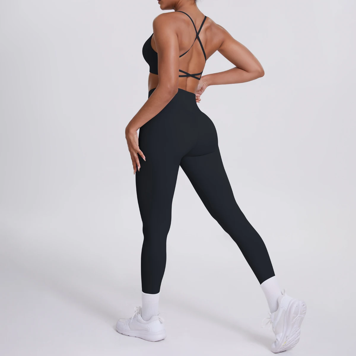 Women's Yoga Suit – Seamless Sports Bra & High Waist Leggings | Breathable Quick Dry Activewear