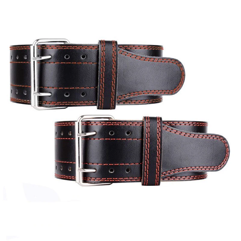 Weightlifting Cowhide Leather Belt Gym Fitness Crossifit Weight lifting