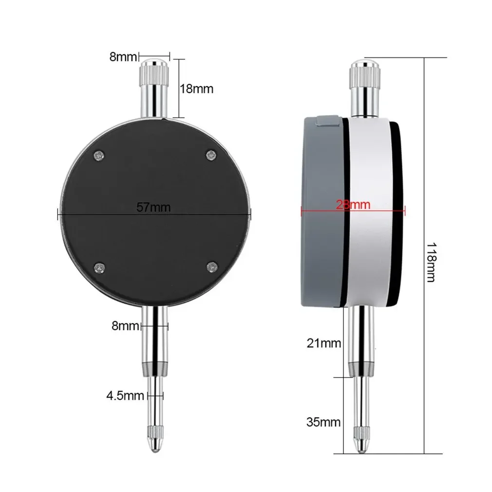 Waterproof Digital Micrometer 0.001mm Electronic Micrometer Metric 0-12.7mm Precision Dial Indicator Gauge Meter Tools IP54 dial indicator gauge dial indicator
