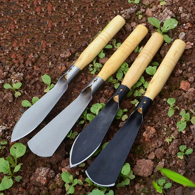 Mini Kerti Szerszámok Készlet Kis Lapáttal Fa Fogantyú Fémfej Rozsdamentes Acél Vaskerti Irodai És Családi Kertészethez