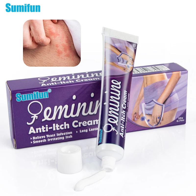 20G Sumifun Herbal Dermatitis Antibacterial Fungal Anti Infection Vaginal Ointment Feminine Private Anti-Itch Cream Remove Odor |