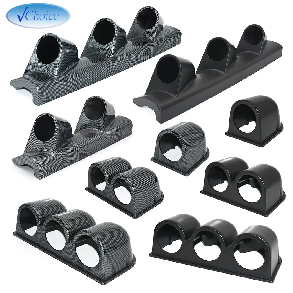 2" 52mm Car Gauge Holder Bracket Cup Pod Universal Single Double Triple Drive Car Meter Hole Dash Gauge Pod Mount Holder car meters holder
